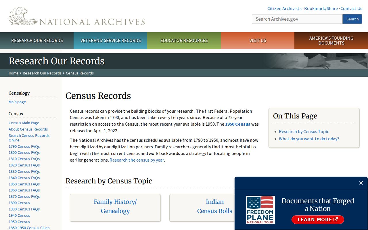 Redlands city directory census research gateway at the National Archives