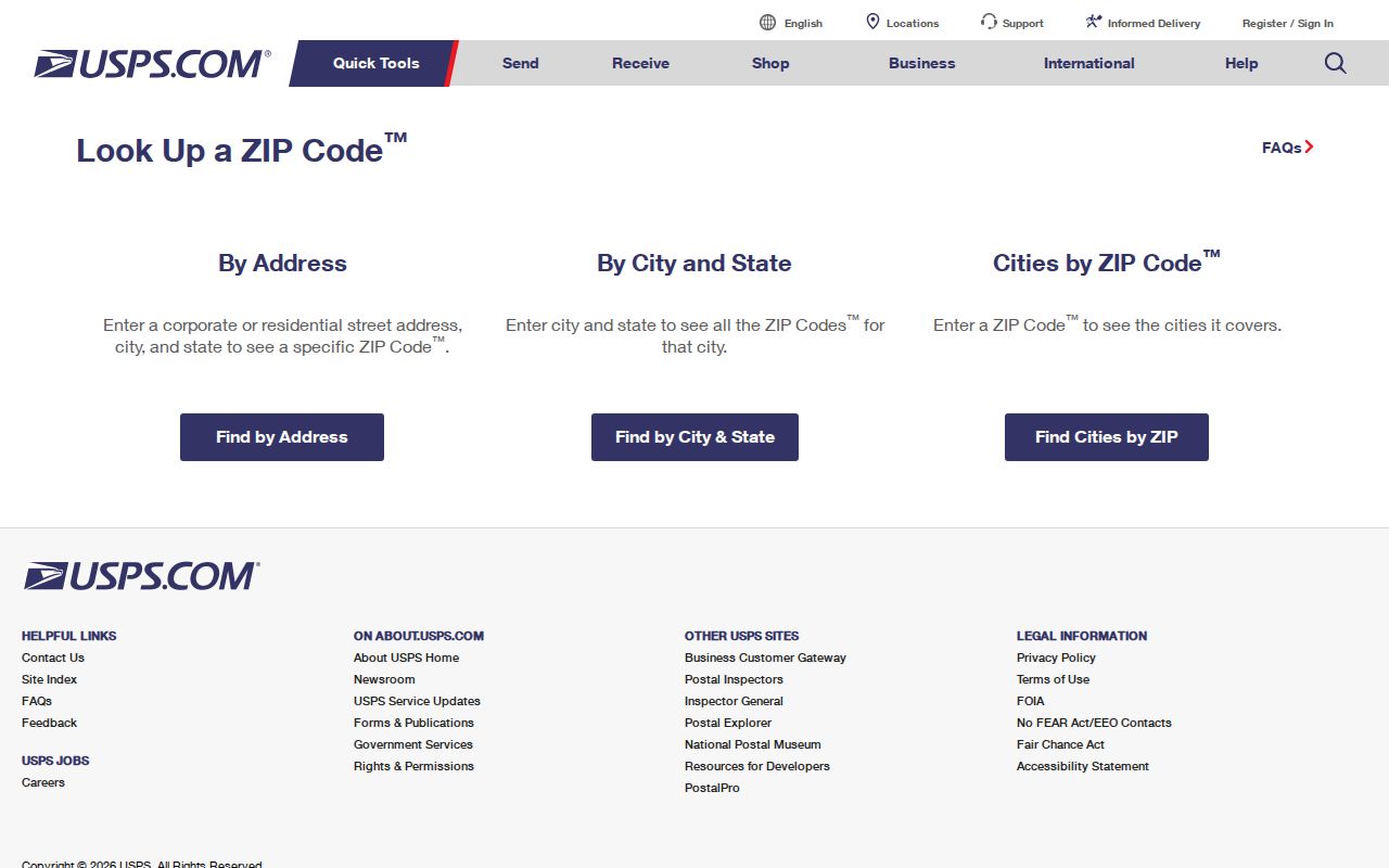Redlands ZIP code USPS address lookup